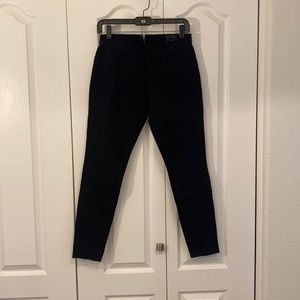 J crew Pixie legging with zipper back size 6
